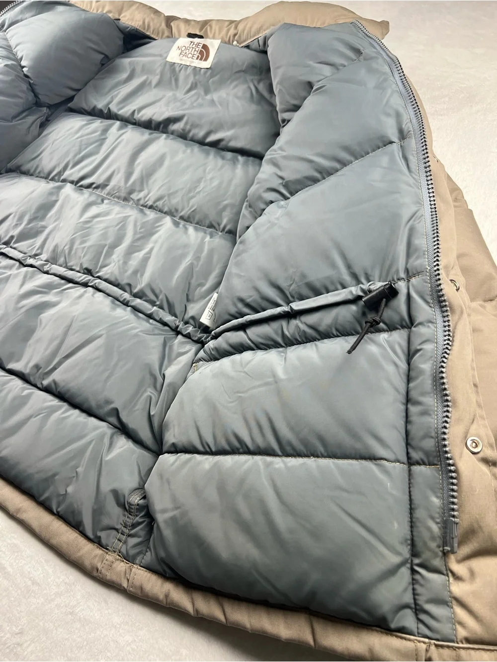 The North Face Vintage Brown Label Down Puffer Jacket Sierra Mens Large USA